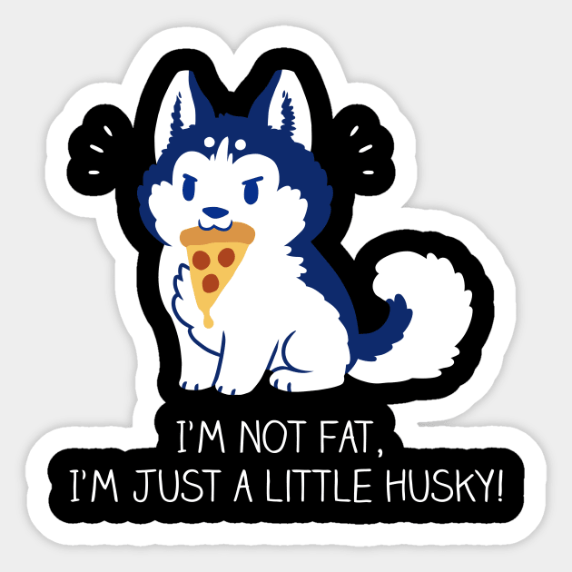 LITTLE HUSKY Sticker by CloudyStars